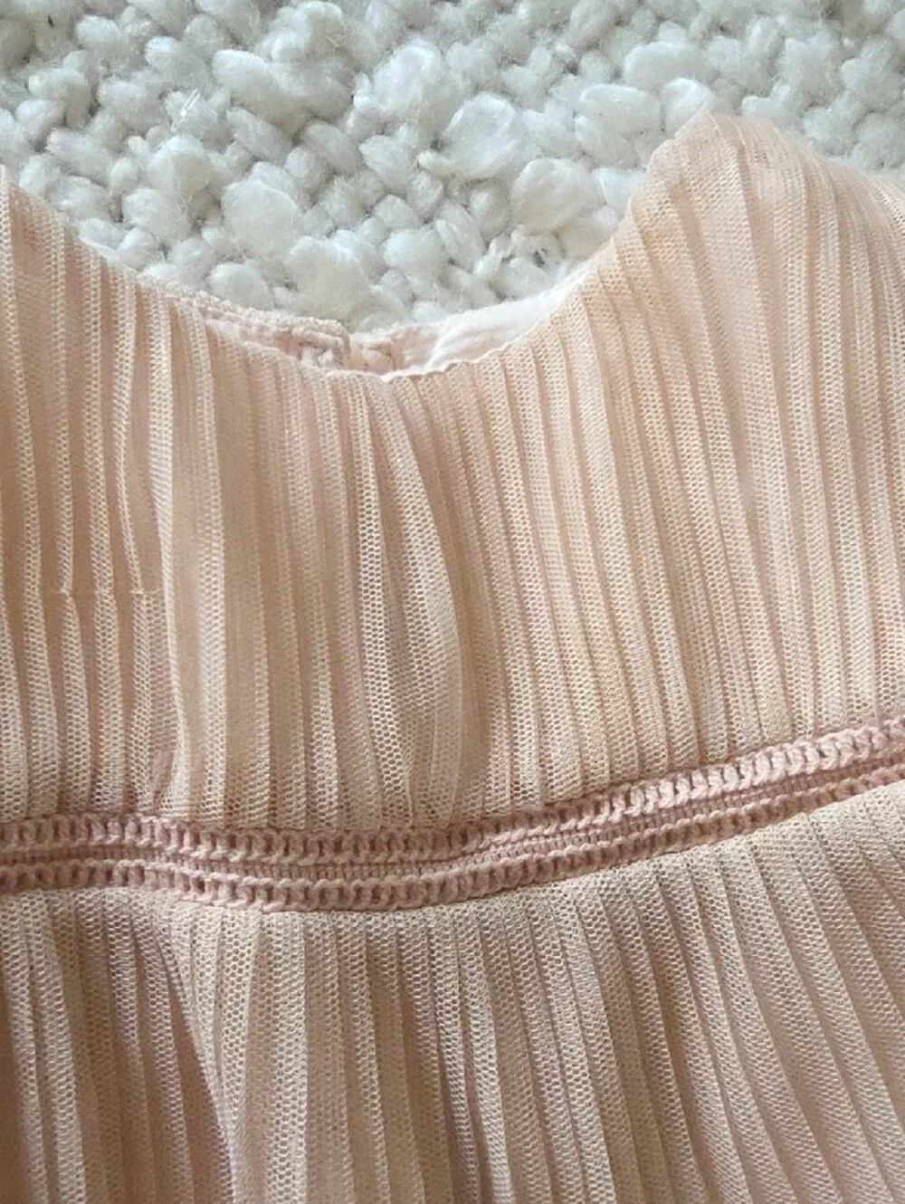GAP Girls Peach Tiered Ruffle Formal Dress